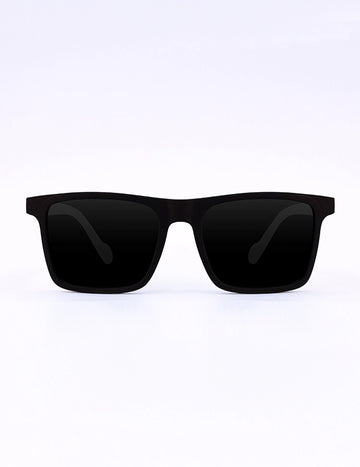 1156-Gucci Squared Frame Sunglasses - Black